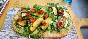 Pizza Primavera at Buddy VEGGY in Rome