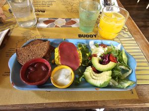 The "Vegan breakfast" hit the spot! at Buddy VEGGY in Rome