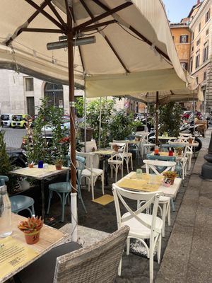 Outside available   at Buddy VEGGY in Rome