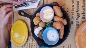 Antipasti at Buddy VEGGY in Rome