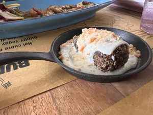 Suppli di riso nero at Buddy VEGGY in Rome