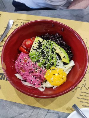 Buddha bowl at Buddy VEGGY in Rome