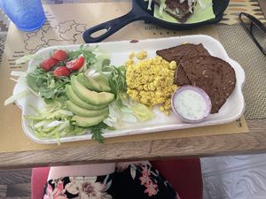 Tofu scramble  at Buddy VEGGY in Rome