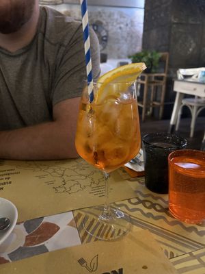 Aperol spritz  at Buddy VEGGY in Rome