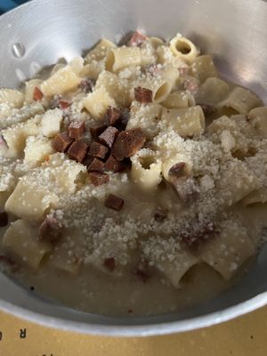 Carbonara… Yumm!  at Buddy VEGGY in Rome