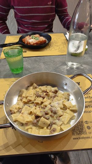 Carbonara at Buddy VEGGY in Rome