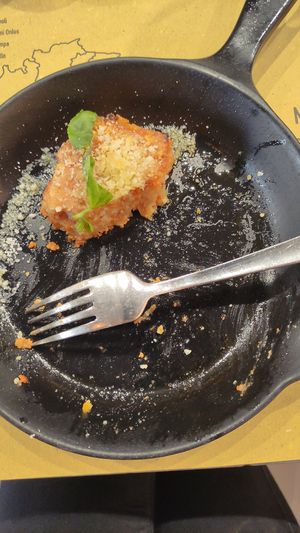 Lasagna at Buddy VEGGY in Rome