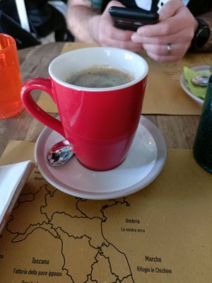 American coffee at Buddy VEGGY in Rome