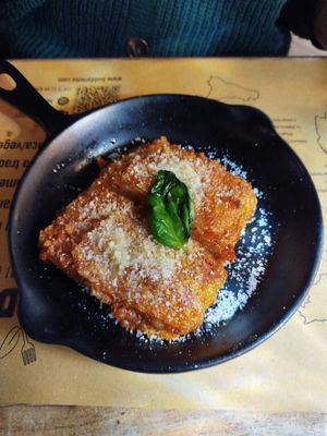 Lasagna - highly recommended at Buddy VEGGY in Rome