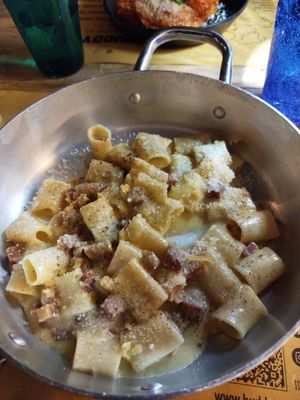 Carbonara at Buddy VEGGY in Rome