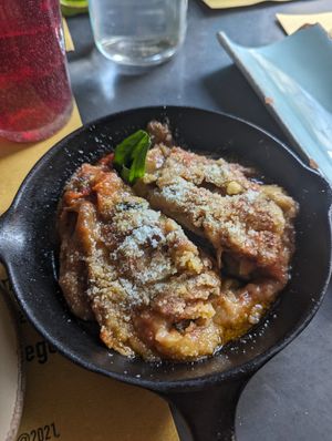 eggplant parmesan at Buddy VEGGY in Rome