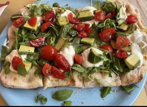 Pizza margarita at Buddy VEGGY in Rome