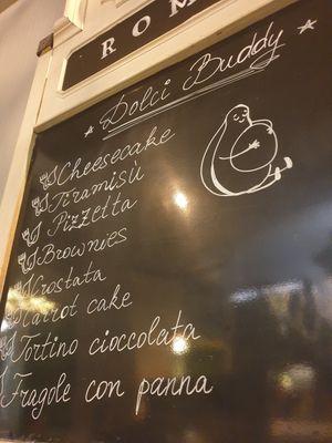 Lots of desserts at Buddy VEGGY in Rome