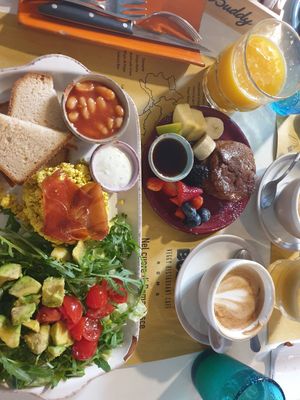 Vegan brunch at Buddy VEGGY in Rome