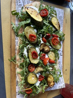 Pinsa primavera - loved it  at Buddy VEGGY in Rome