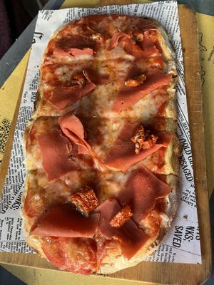 Pinsa speck   at Buddy VEGGY in Rome