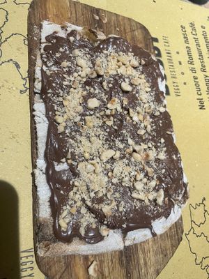 Chocolate pizza   at Buddy VEGGY in Rome