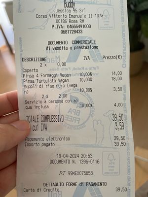  at Buddy VEGGY in Rome