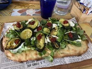 Extremely delicious pinsa  at Buddy VEGGY in Rome