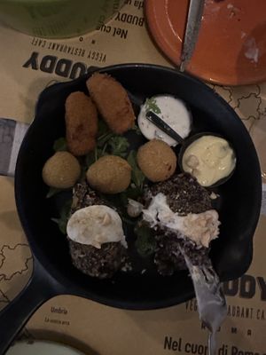 Appetizer sampler   at Buddy VEGGY in Rome