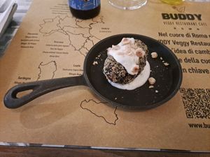 Supplì di riso nero at Buddy VEGGY in Rome