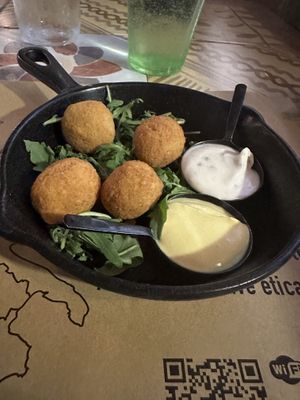 Olive ascolane  at Buddy VEGGY in Rome