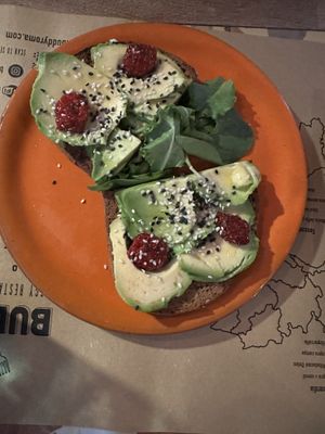 Avocado toast   at Buddy VEGGY in Rome