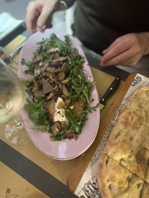 TAGLIATA DI SEITAN AFFUMICATO  at Buddy VEGGY in Rome