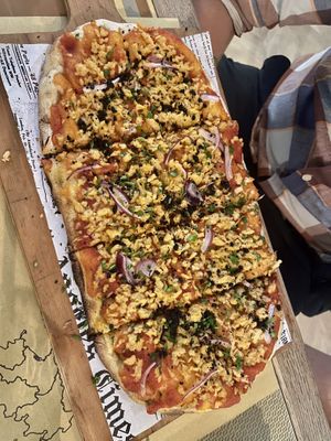 Tuna&onion pinsa  at Buddy VEGGY in Rome