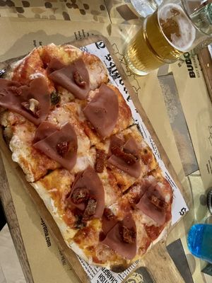 Speck pinsa  at Buddy VEGGY in Rome