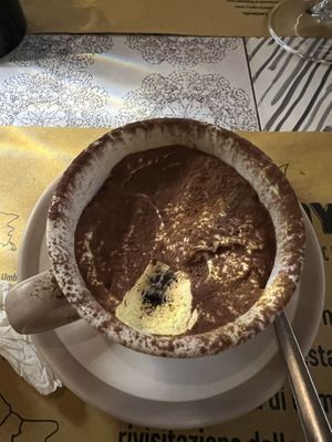 Vegan tiramisu  at Buddy VEGGY in Rome