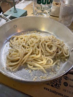 Cacio e pepe Vegan (€13)  at Buddy VEGGY in Rome