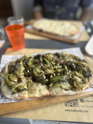 Pinsa Scarola  at Buddy VEGGY in Rome