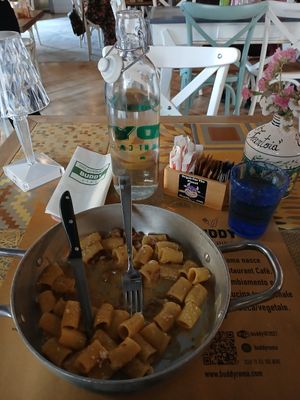 Best vegan carbonara I have had! at Buddy VEGGY in Rome