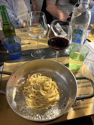 Cacio e pepe💗 at Buddy VEGGY in Rome