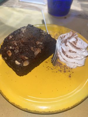Chocolate brownie - highly recommend   at Buddy VEGGY in Rome