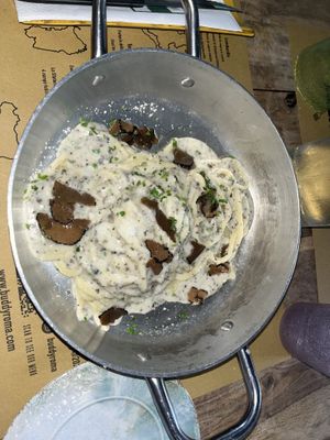 Truffle Spaghetti Pasta   at Buddy VEGGY in Rome