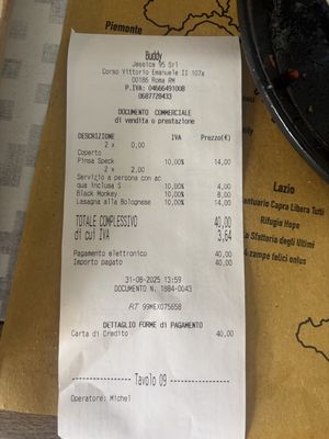   at Buddy VEGGY in Rome