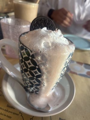 Oreo hot chocolate   at Buddy VEGGY in Rome