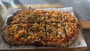 Pinsa Tonno e cipolla  at Buddy VEGGY in Rome