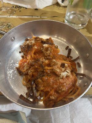 Amatriciana, loved it!  at Buddy VEGGY in Rome