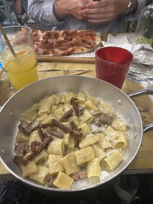 Pasta Cabonara  at Buddy VEGGY in Rome