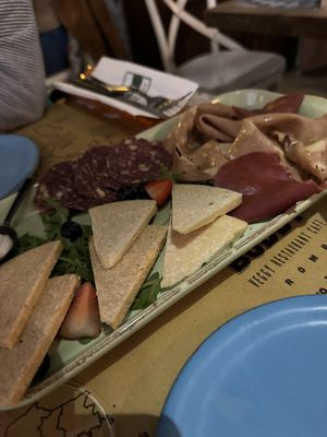 Cheese plattern! Yes yes yes!  at Buddy VEGGY in Rome