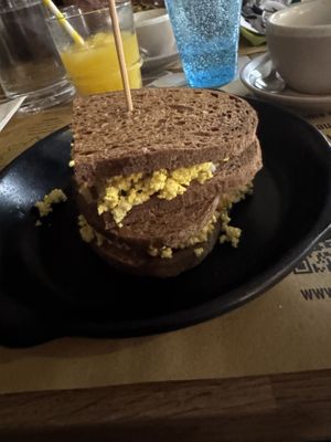 Breakfast sandwich   at Buddy VEGGY in Rome