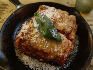 Lasagne at Buddy VEGGY in Rome