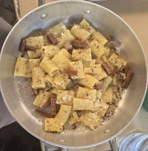 Carbonara at Buddy VEGGY in Rome