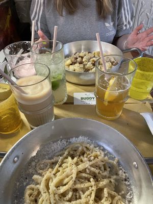 Carbonara & cacio e pepe   at Buddy VEGGY in Rome