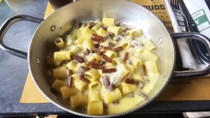 Carbonara at Buddy VEGGY in Rome