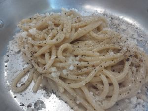 Cacio pepe at Buddy VEGGY in Rome