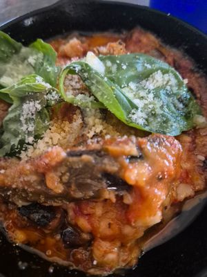 Eggplant Parmeasan at Buddy VEGGY in Rome